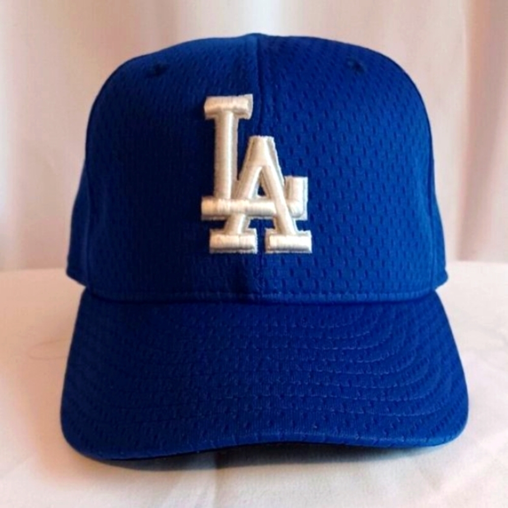 MLB Los Angeles Dodgers LA 59FIFTY Mens Fitted New Era Hat Cap Royal Blue 7 1/8